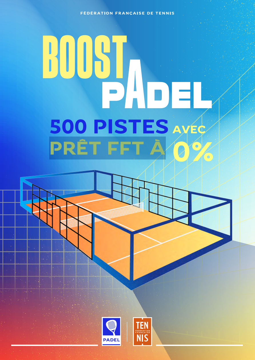 Boost Padel : la FFT propose un prêt à 0 % pour la construction de 500 pistes