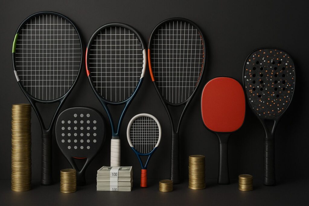 Sports de raquette : où gagne-t-on le plus d’argent en 2025 ?
