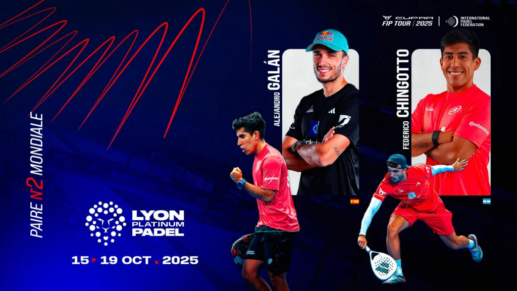 Énorme sensation : Galán et Chingotto joueront le FIP Platinum Lyon