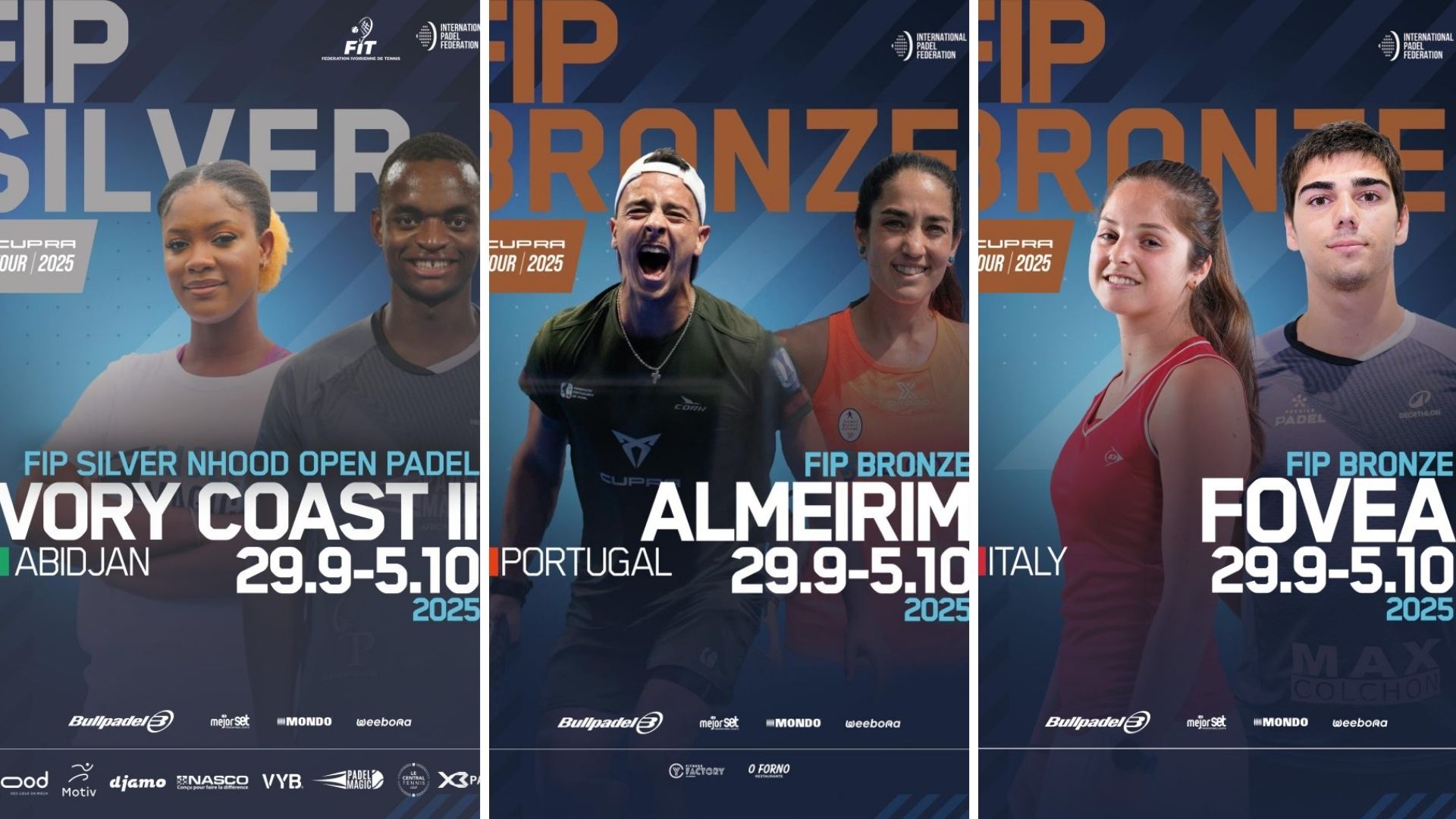 FIP Tour : les Français en action au Portugal, Italie et Côte d’Ivoire