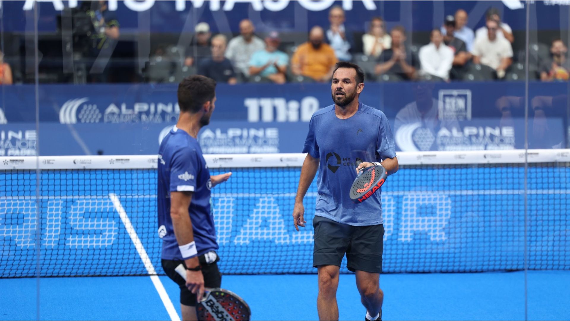 Gala et Campagnolo trop solides pour Tison et Forcin qui s’inclinent au 1er tour du Paris Major