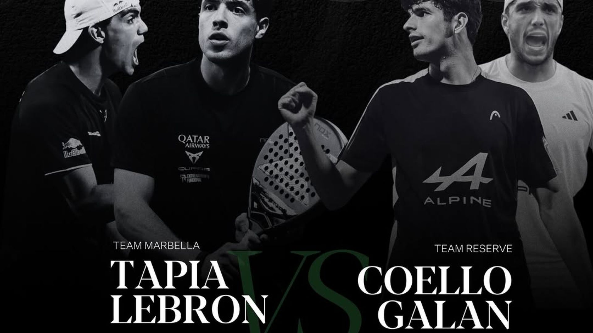 Galán / Coello vs Tapia / Lebrón : le match qu’on attendait tous a enfin lieu à la Reserve Cup Marbella