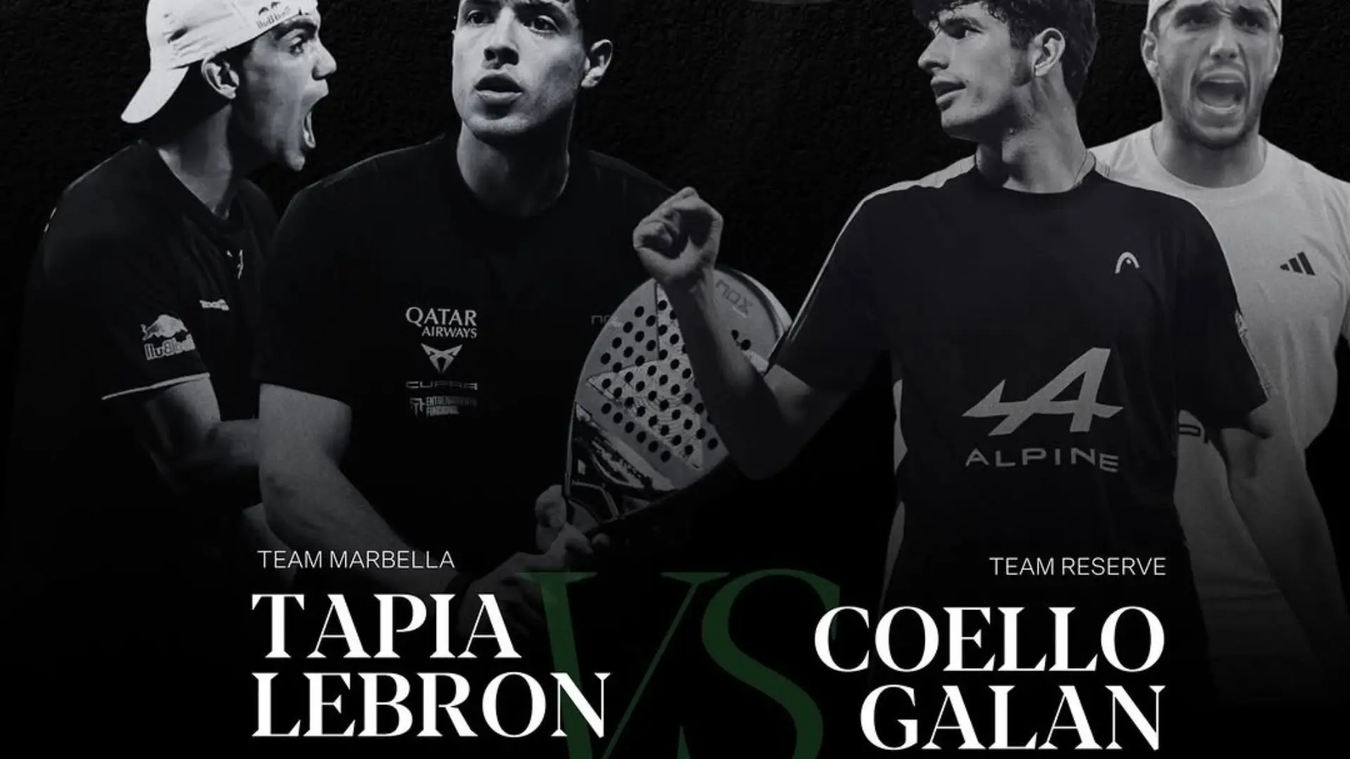 Galán / Coello vs Tapia / Lebrón : le match qu’on attendait tous a enfin lieu à la Reserve Cup Marbella
