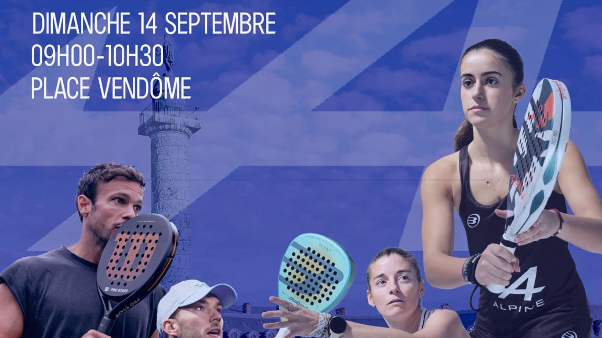 Gasly, Philip, Salazar et Fernández s’invitent place Vendôme pour un match d’exhibition