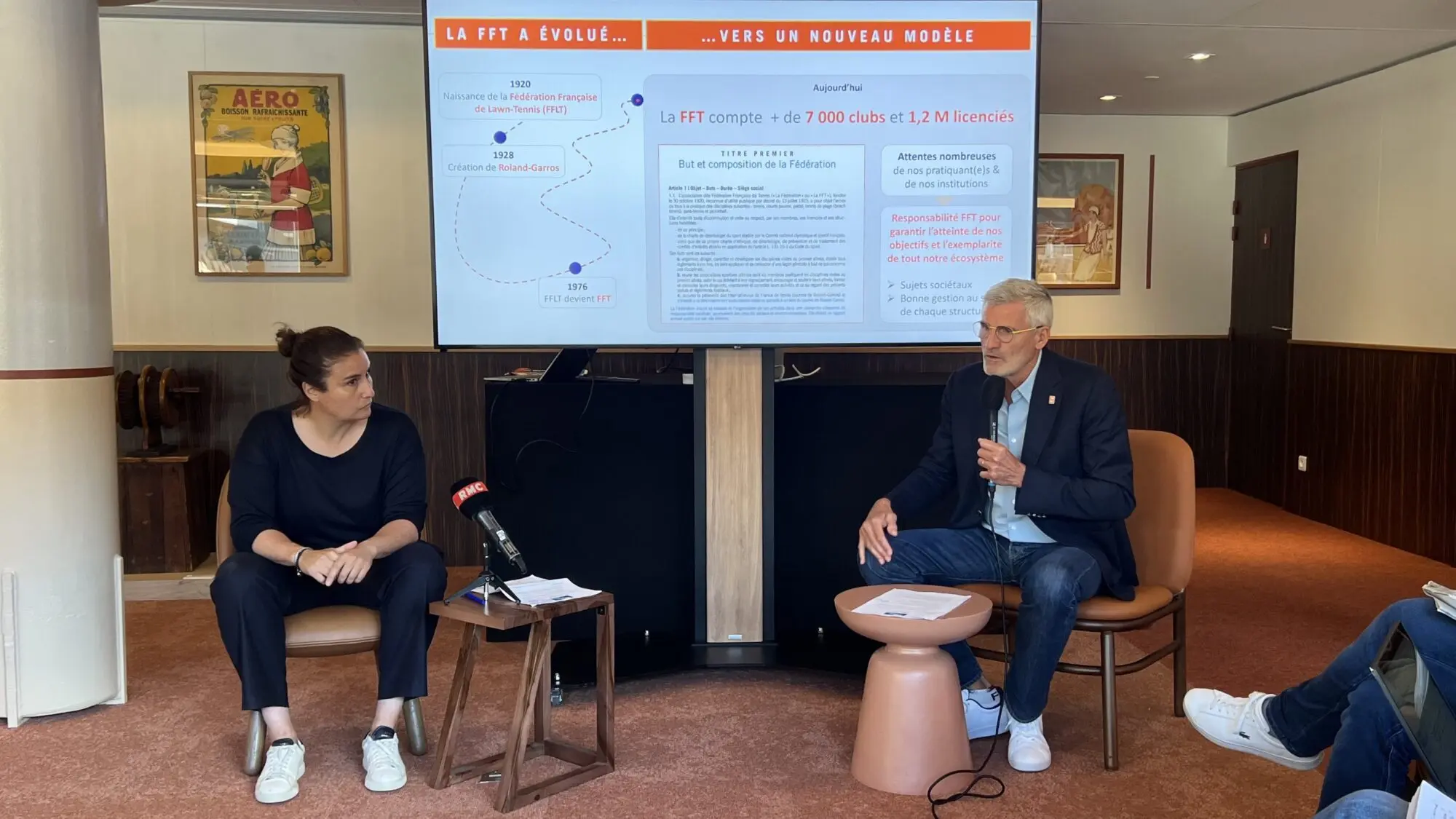 Le grand PLAN PADEL dévoilé par Gilles Moretton et Stéphanie Cohen-Aloro au Paris Major 2025