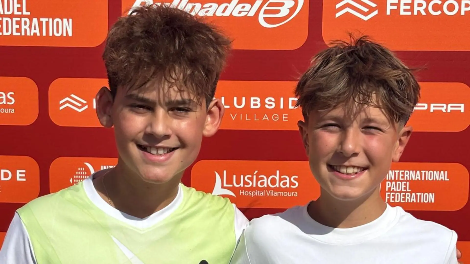 Lino Meireles et Xavier Re s’offrent une finale U12 au FIP Promises Vilamoura