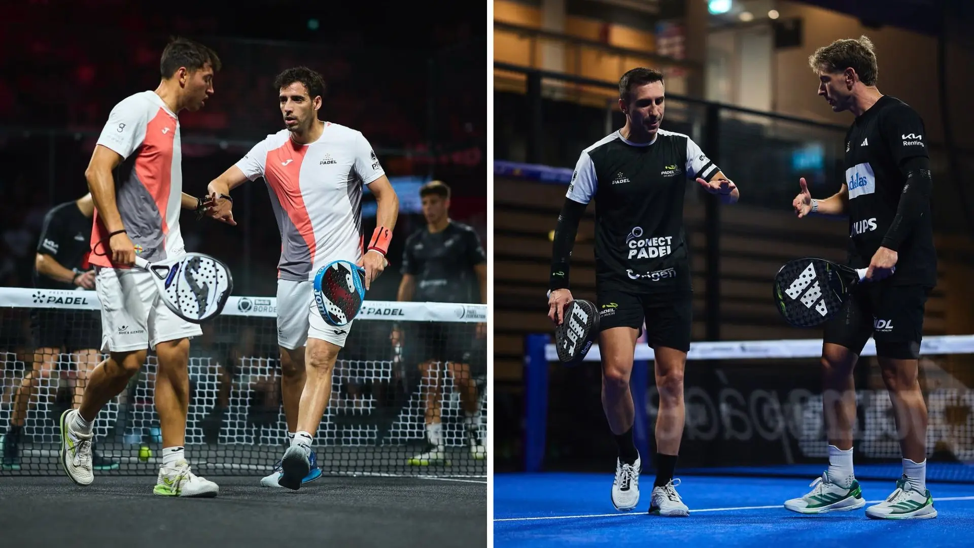 Milan P1 : Victor Ruiz et Alex Ruiz échangent avec Juanlu Esbri et Jose Antonio Diestro