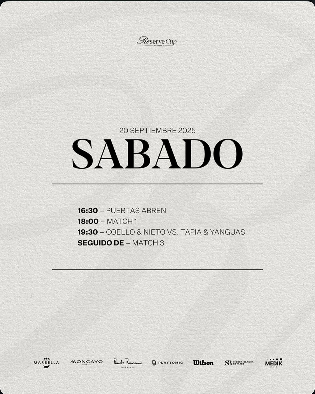 Coello, Tapia, Lebrón, Galán… les stars du padel s’affrontent à la Reserve Cup