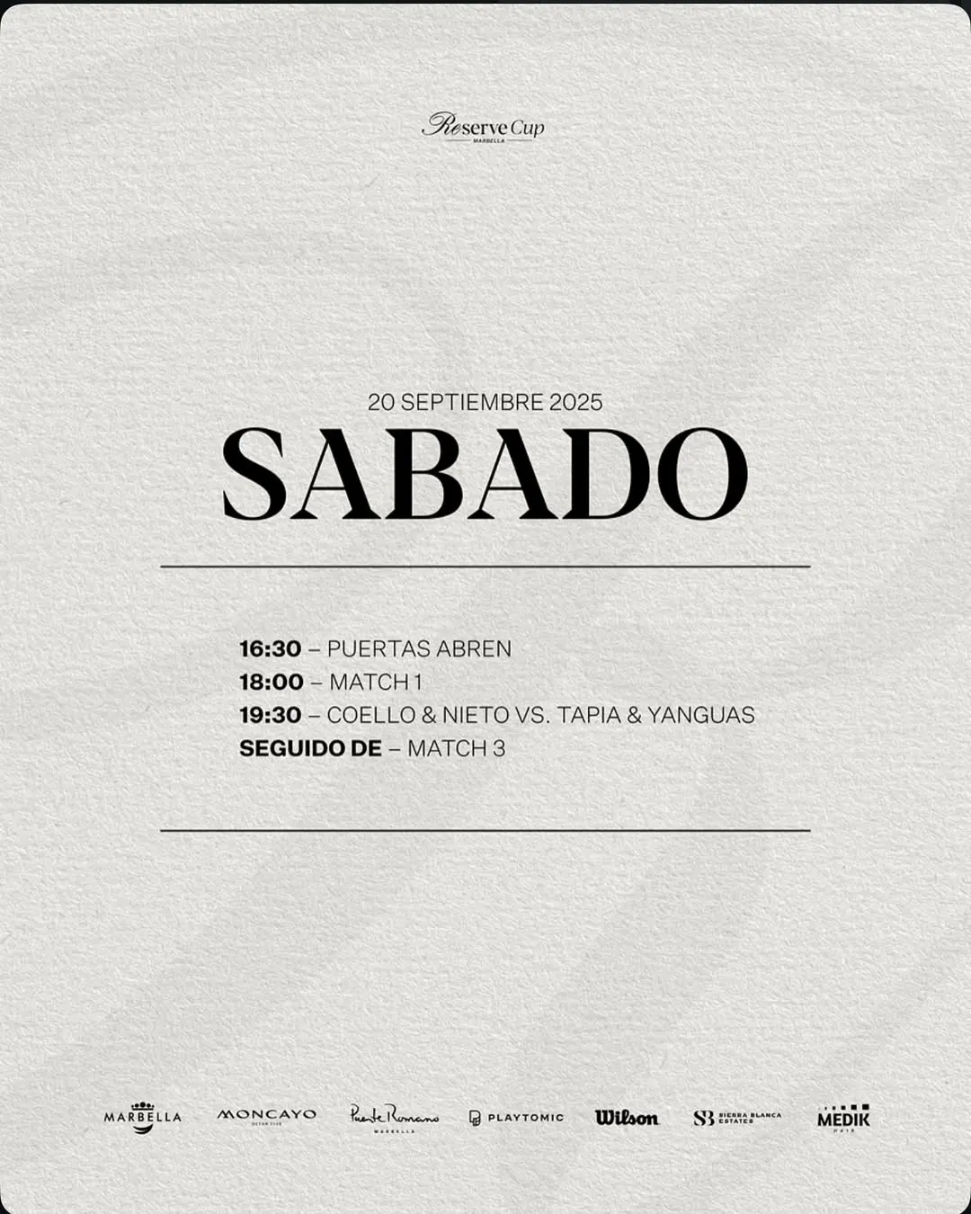 Coello, Tapia, Lebrón, Galán… the stars of padel compete in the Reserve Cup | Padel Magazine Coello, Tapia, Lebrón, Galán… the stars of padel compete in the Reserve Cup