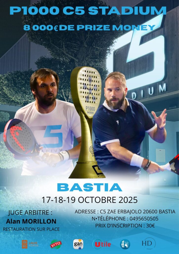 Le C5 STADIUM Bastia prépare son 2ᵉ P1000 avec un prize money de 8000€ !