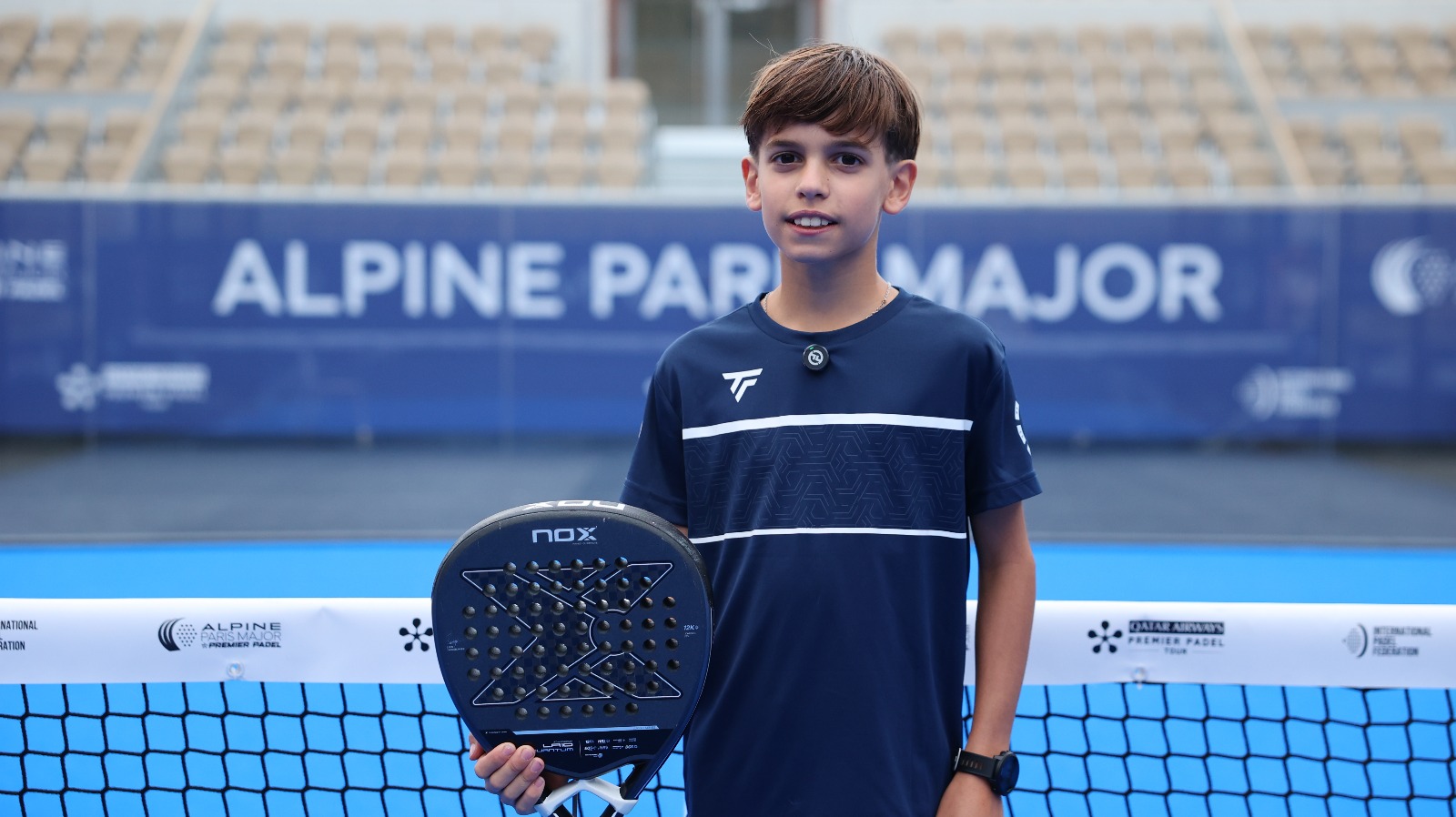 Marin Le Saux, 11 ans : “J’ai trouvé une raquette cassée dans une poubelle, mon aventure padel démarre !”