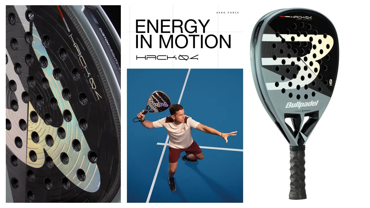 Bullpadel Hack 04 2026 : la nouvelle version de la pala de Paquito Navarro