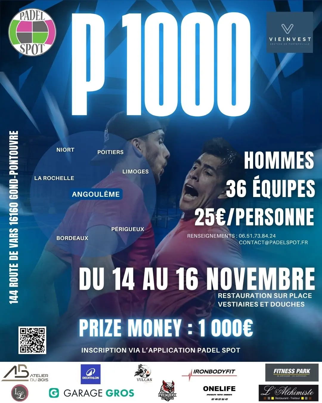 Padel Spot P1000 de Charente Angoulême piste padel | Padel Magazine Padel Spot P1000 de Charente Angoulême piste padel