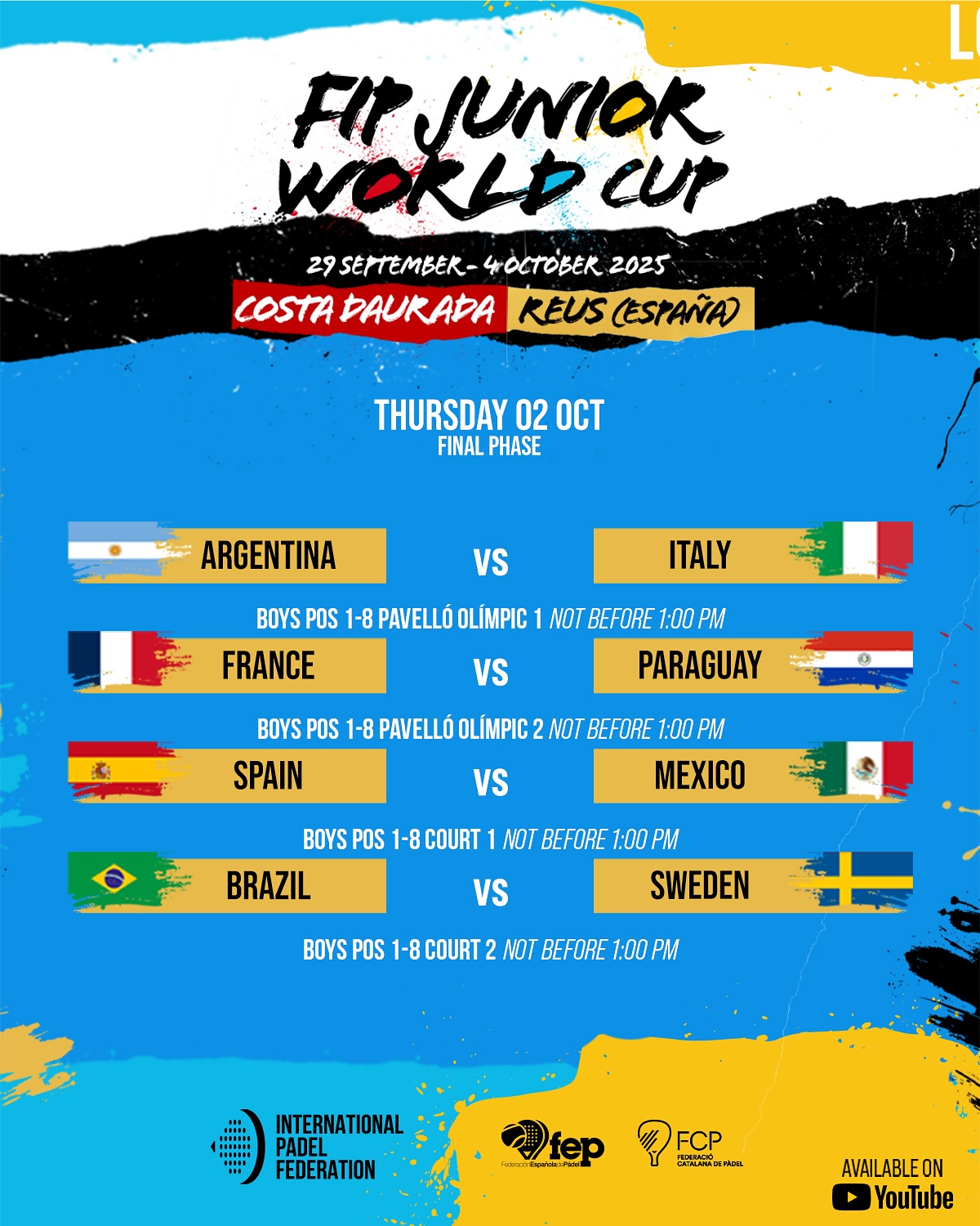 France vs Brésil mondial juniors 2025