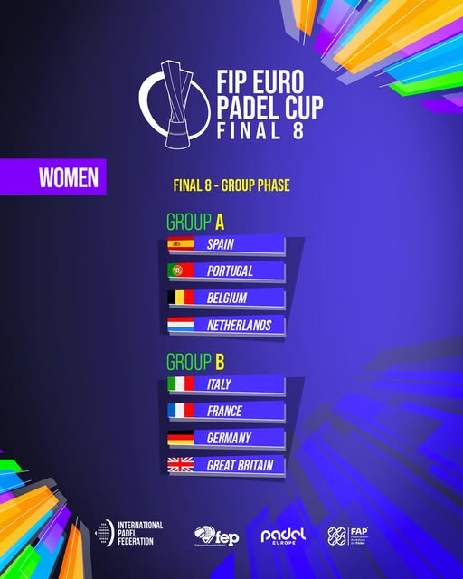 poule france dames euro padel 2025