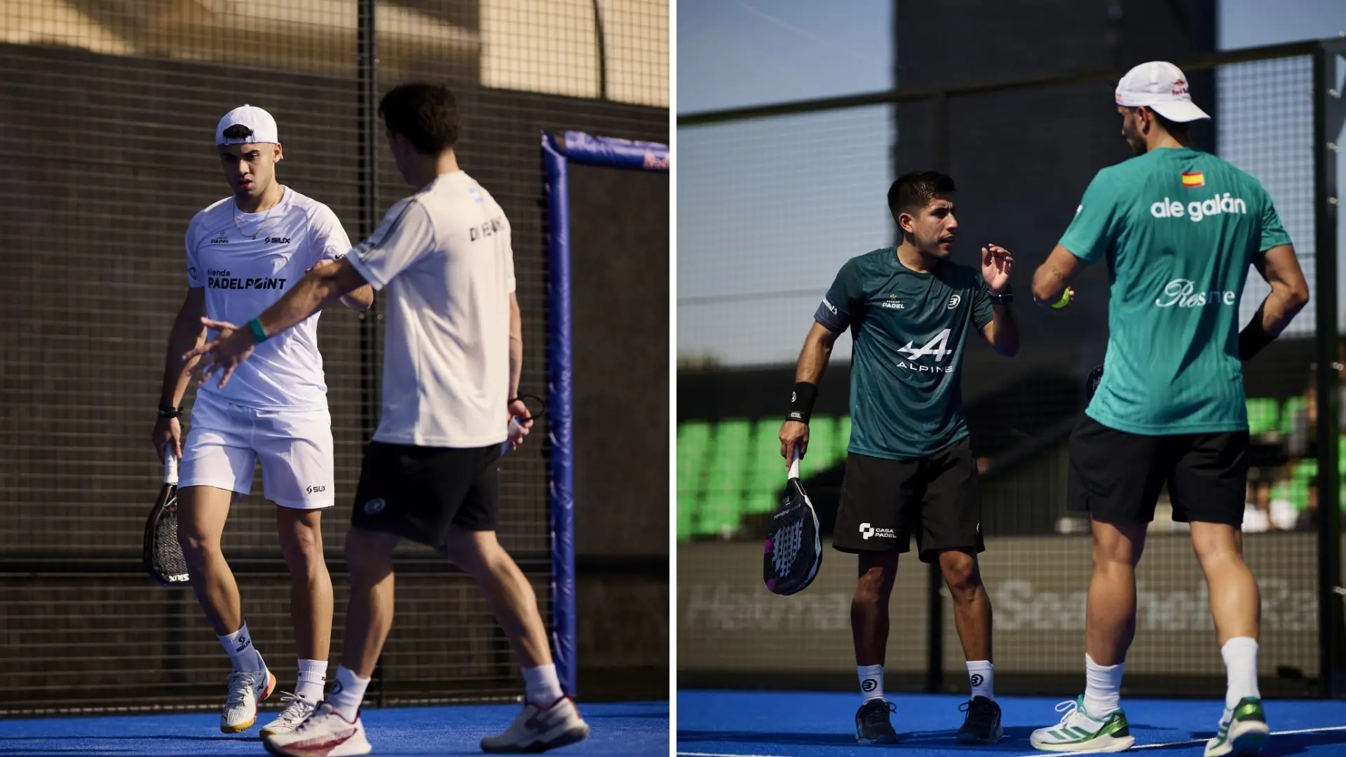 Galán e Chingotto contra Di Nenno e Augsburger: o confronto das quartas de final em Newgiza