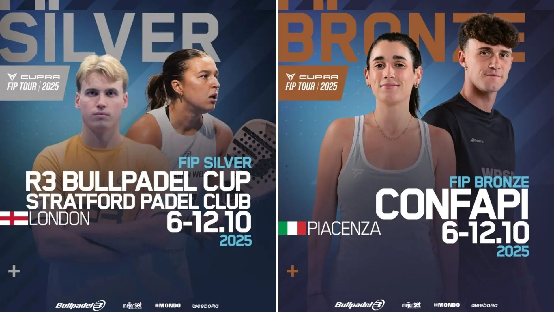 Dia difícil para os franceses no FIP Tour em Stratford e Confapi | Padel Magazine Dia difícil para os franceses no FIP Tour em Stratford e Confapi