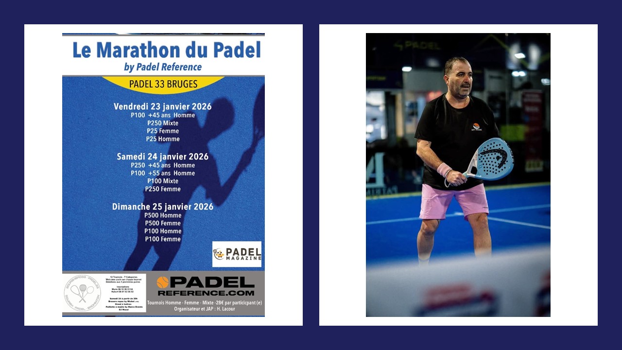 PADEL MARATHON, UGE P250, BORDEAUX