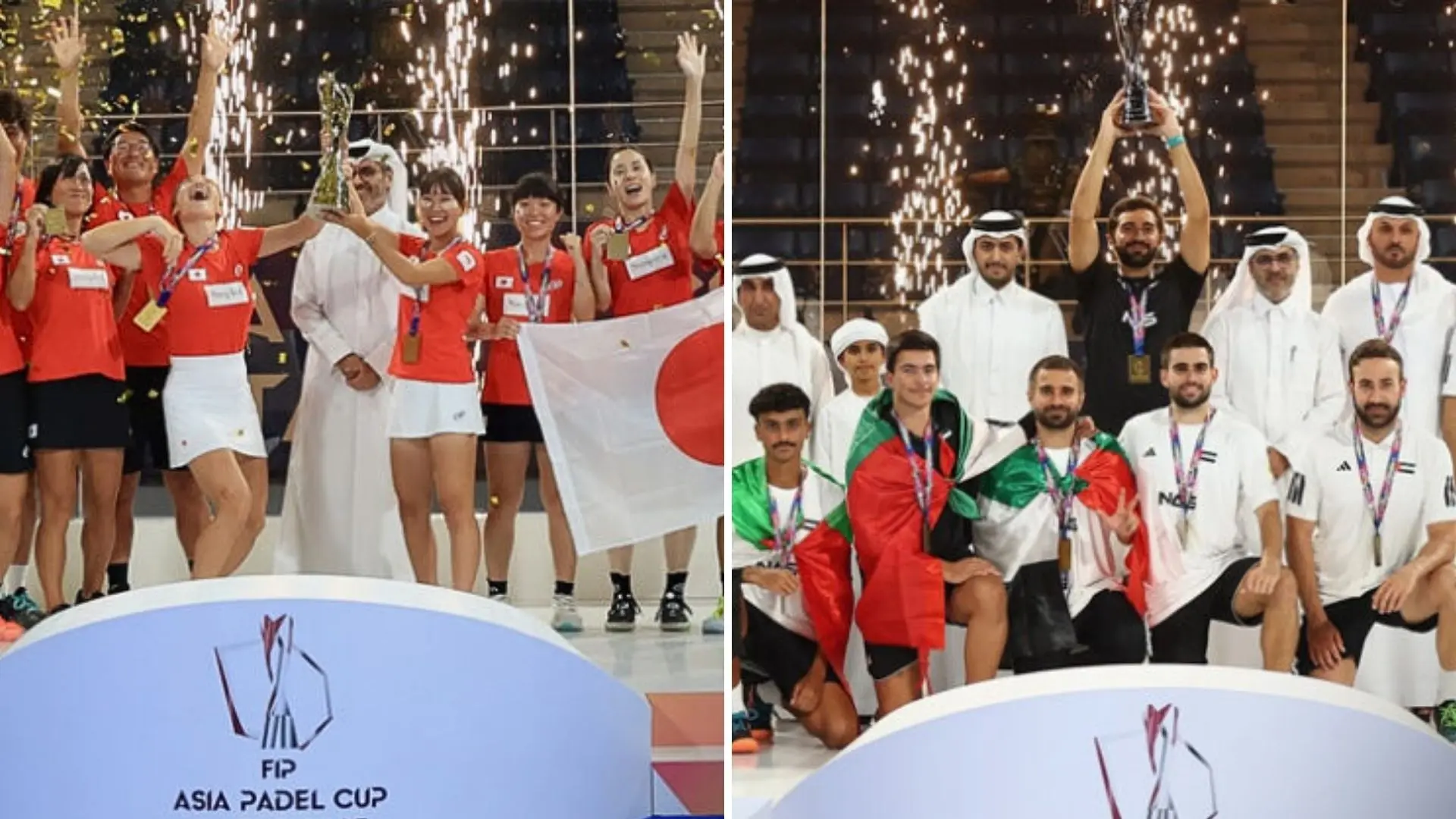 FIP Azië Padel 2025 Cup kroont Japan en de Verenigde Arabische Emiraten