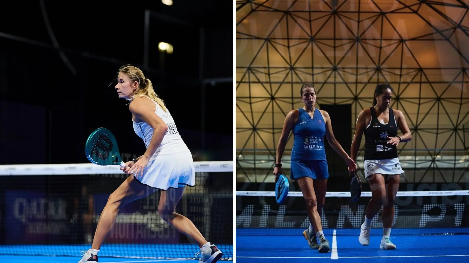 Léa Godallier et Alix Collombon lancent parfaitement leur tournoi au Newgiza P2