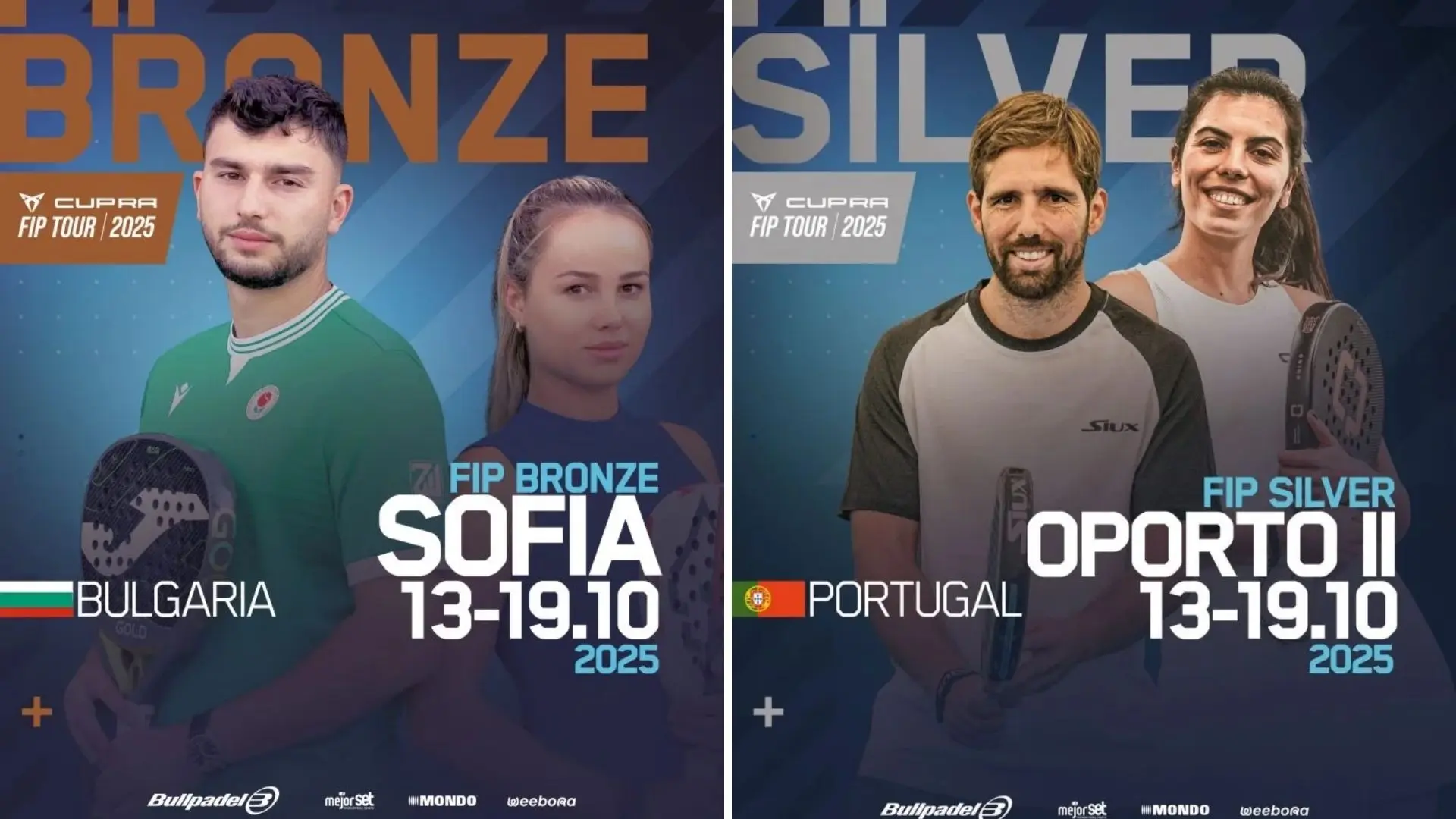 Buteau et Sichez s’inclinent en huitièmes à Porto et Sofia