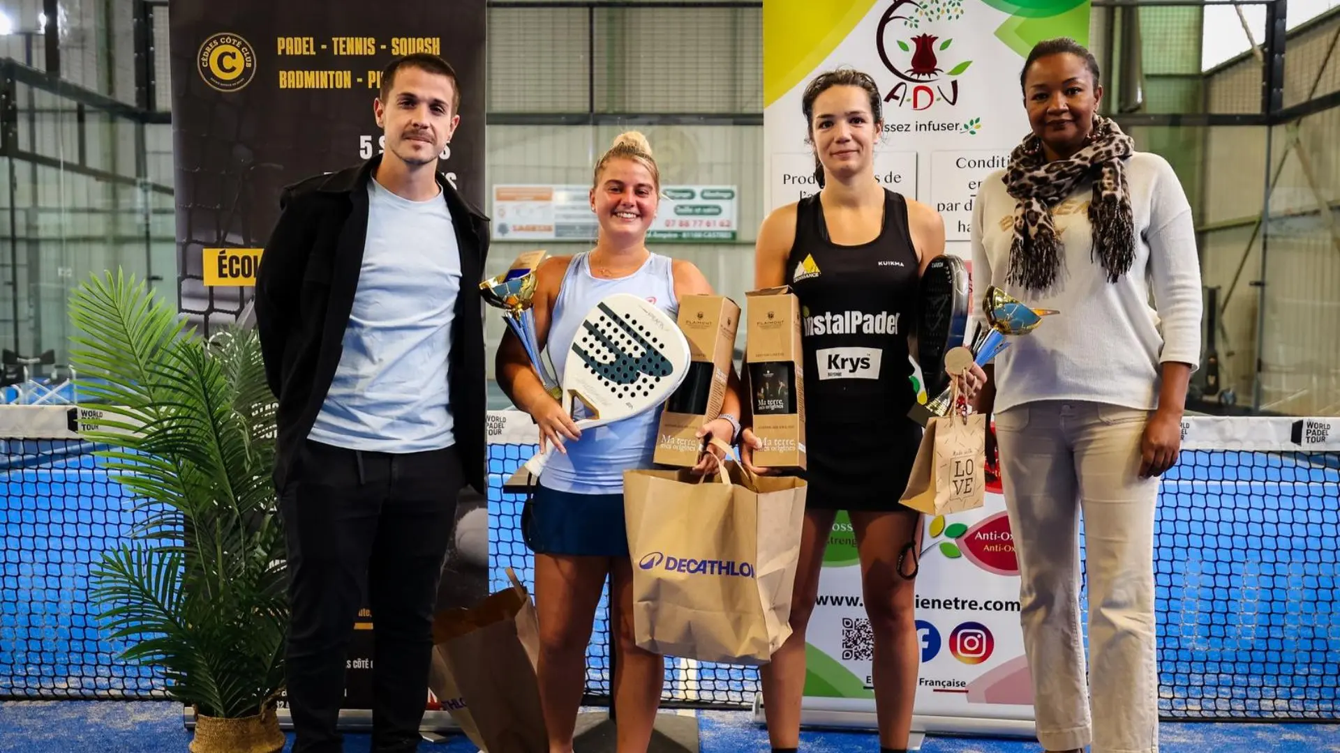 Maligo and Marcarie overthrow Denecheau Ros to take the title at the P1500 Cèdre Côté Club | Padel Magazine Maligo and Marcarie overturn Denecheau / Ros to take the title at the P1500 Cèdre Côté Club