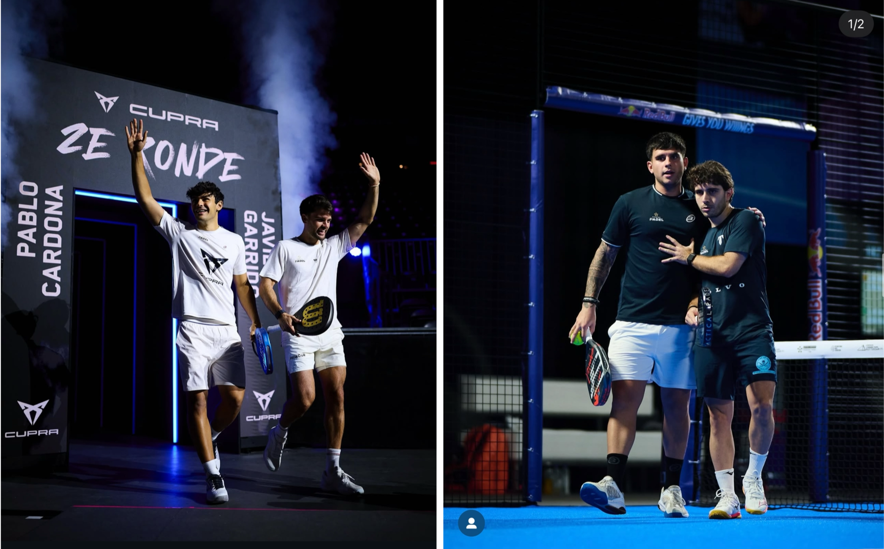 Nouvelles paires : Garrido/Cardonna Leal/Bergamini