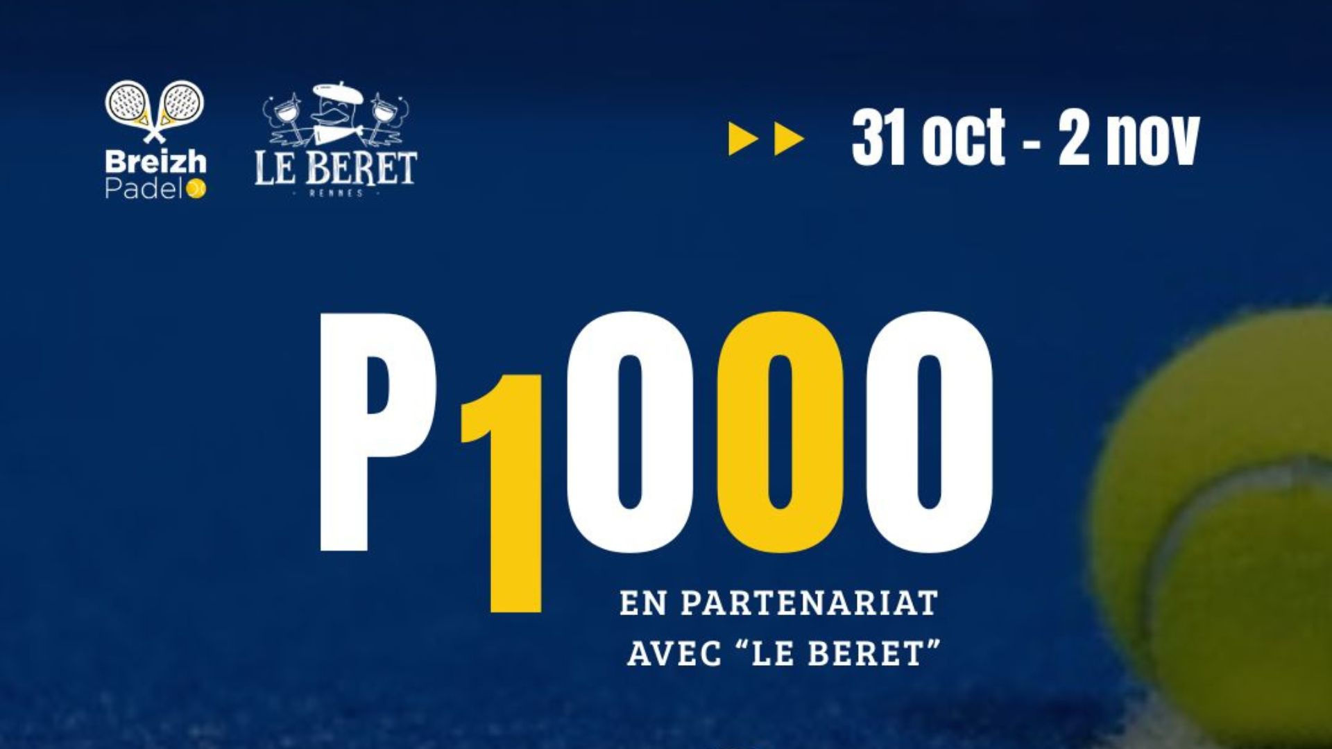 P1000 Breizh Padel Bruz : Grodenic et Fantou créent la surprise, place aux demi-finales