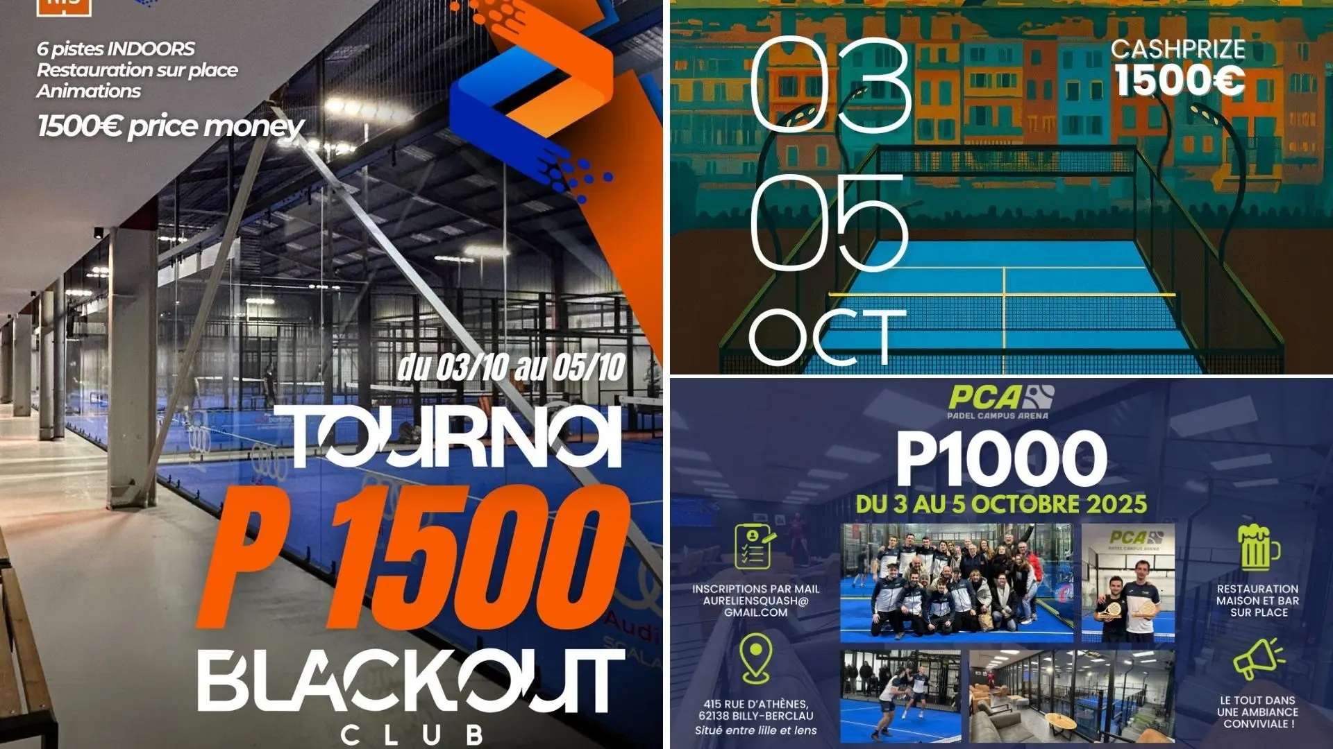 P1500 Tarbes Castres och P1000 Padel Arenaplatser bland de fyra sista | Padel Magazine P1500 Tarbes, Castres och P1000 Padel Arena: Gör plats för de fyra sista!