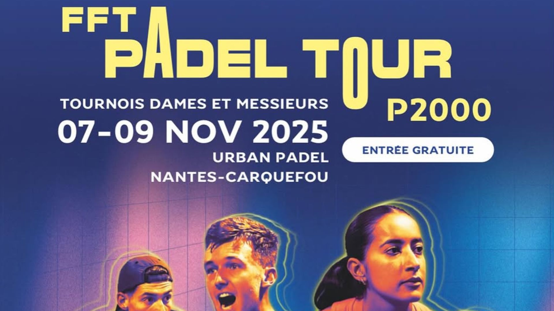 P2000 Urban Padel Carquefou – Un plateau royal du 7 au 9 novembre : Blanqué et Boronad uniront leurs forces pour la première fois