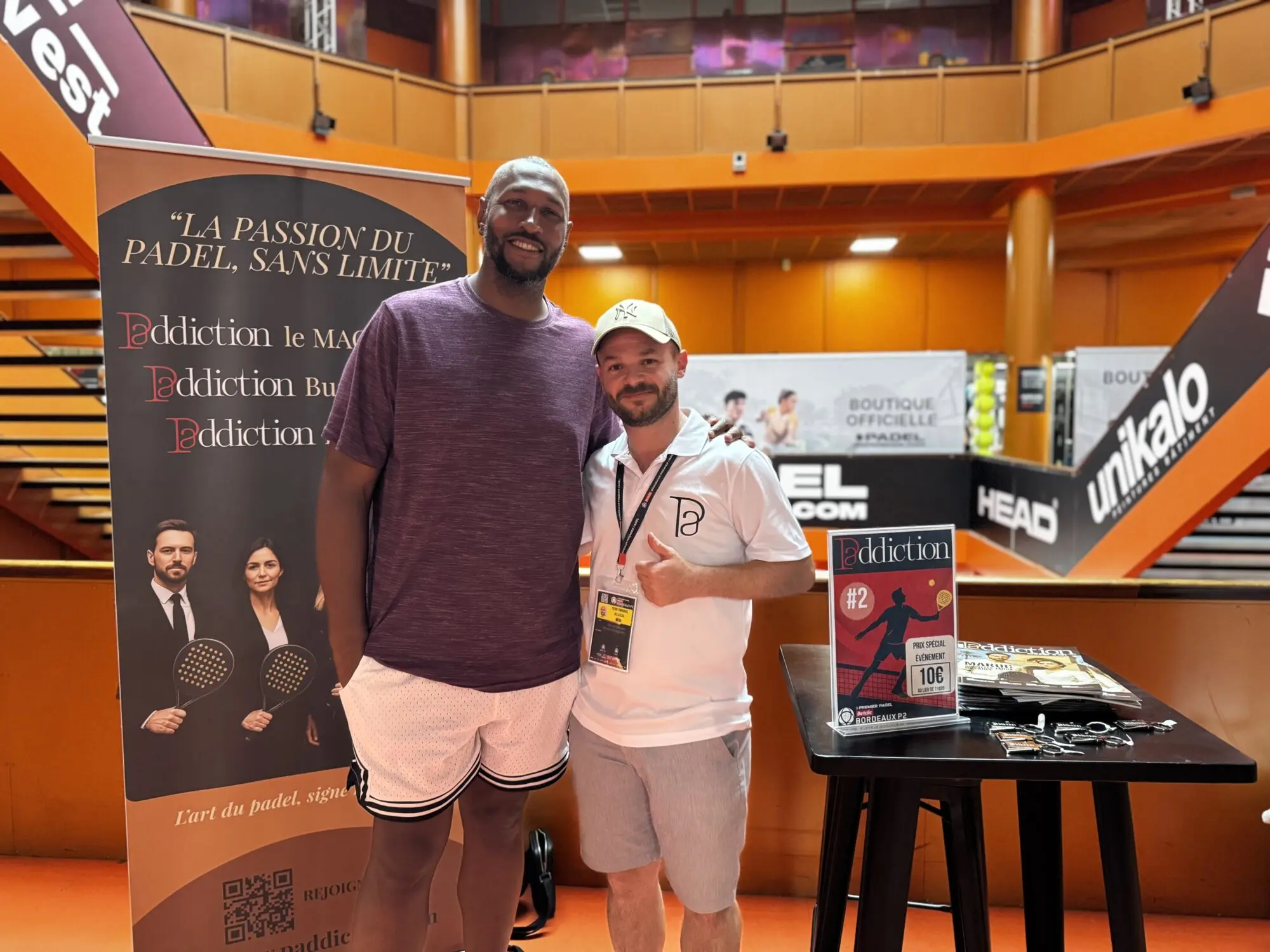 Pierre Gillaizeau Boris Diaw | Padel Magazine Pierre Gillaizeau Boris Diaw