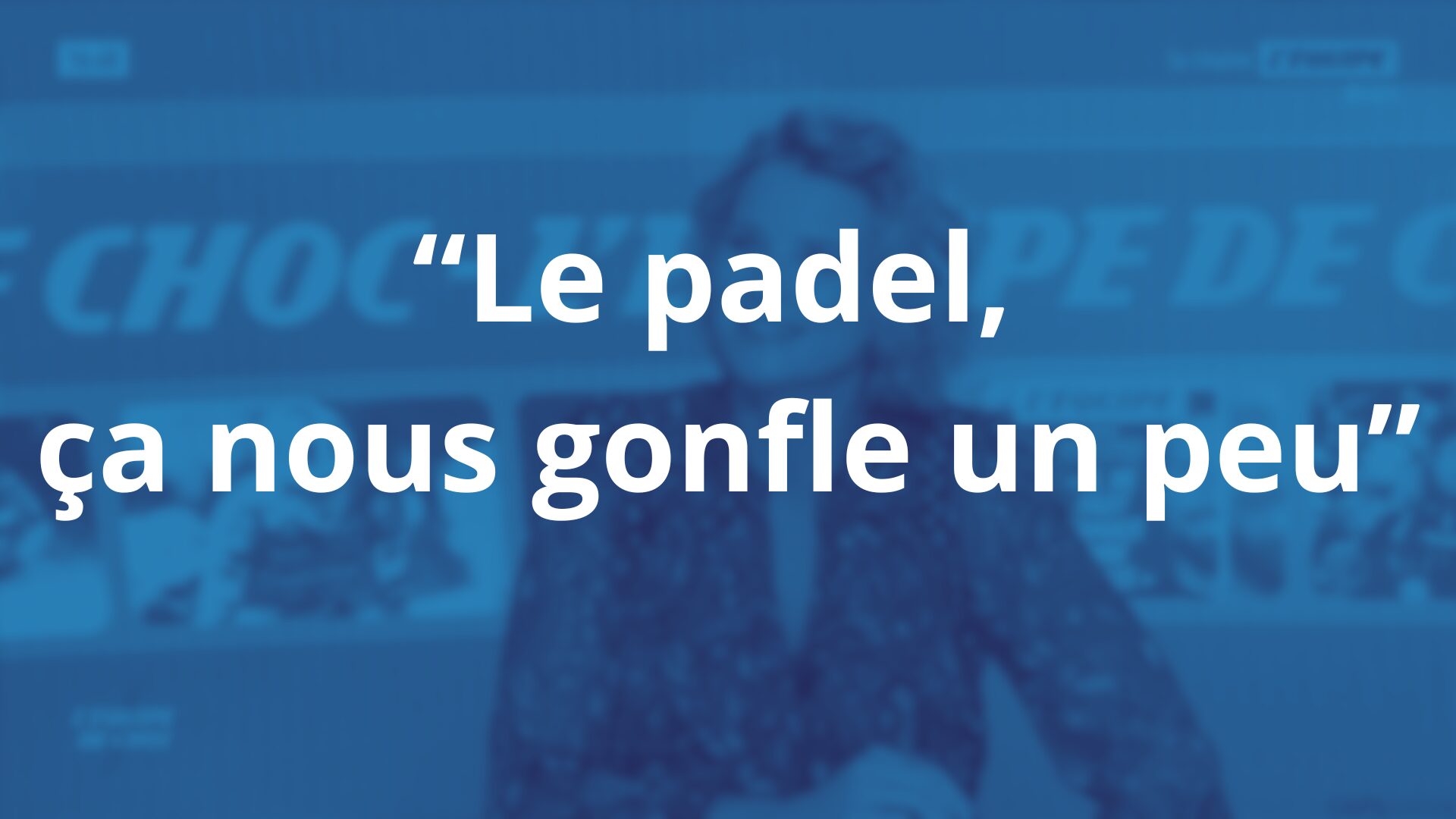 France Pierron väcker kontroversen till liv igen: ”Padel går oss lite på nerverna” | Padel Magazine France Pierron väcker kontroversen till liv igen: ”Padel går oss lite på nerverna”
