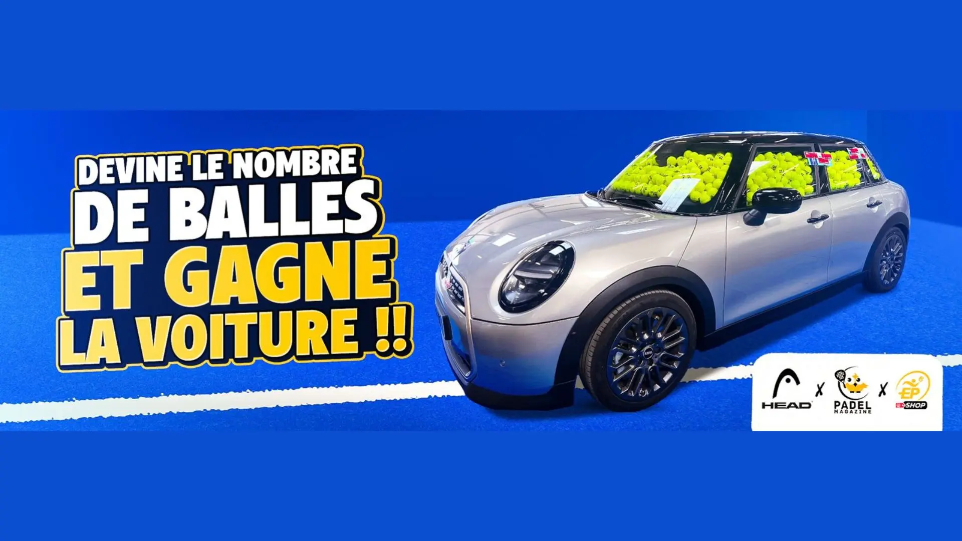 En ny MINI Cooper kan vindes i Esprit Padel Shop lancerer en unik konkurrence i padelverdenen | Padel Magazine En ny MINI Cooper at vinde: Esprit Padel Shop lancerer en unik konkurrence i padelverdenen!