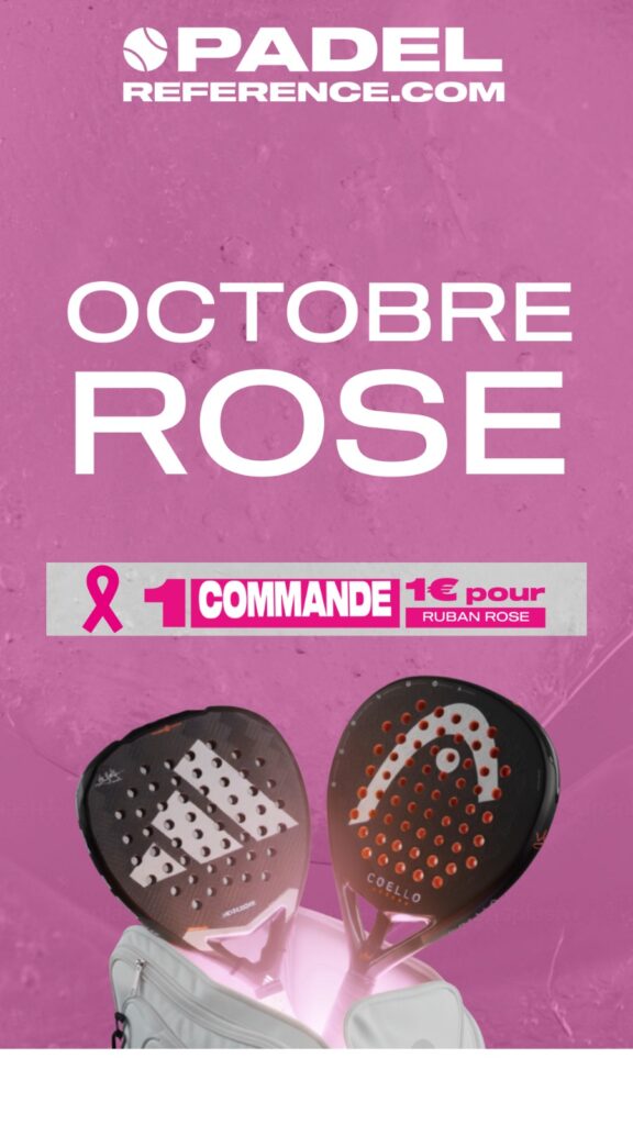 Padel Reference stöder Pink October med en solidaritetsoperation och exklusiva rabatter