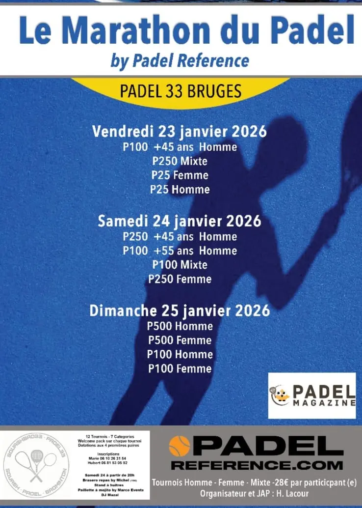 LA SETTIMANA DELLA MARATONA DI PADEL P250 BORDEAUX | Padel Magazine LA MARATONA DI PADEL, SETTIMANA P250, BORDEAUX