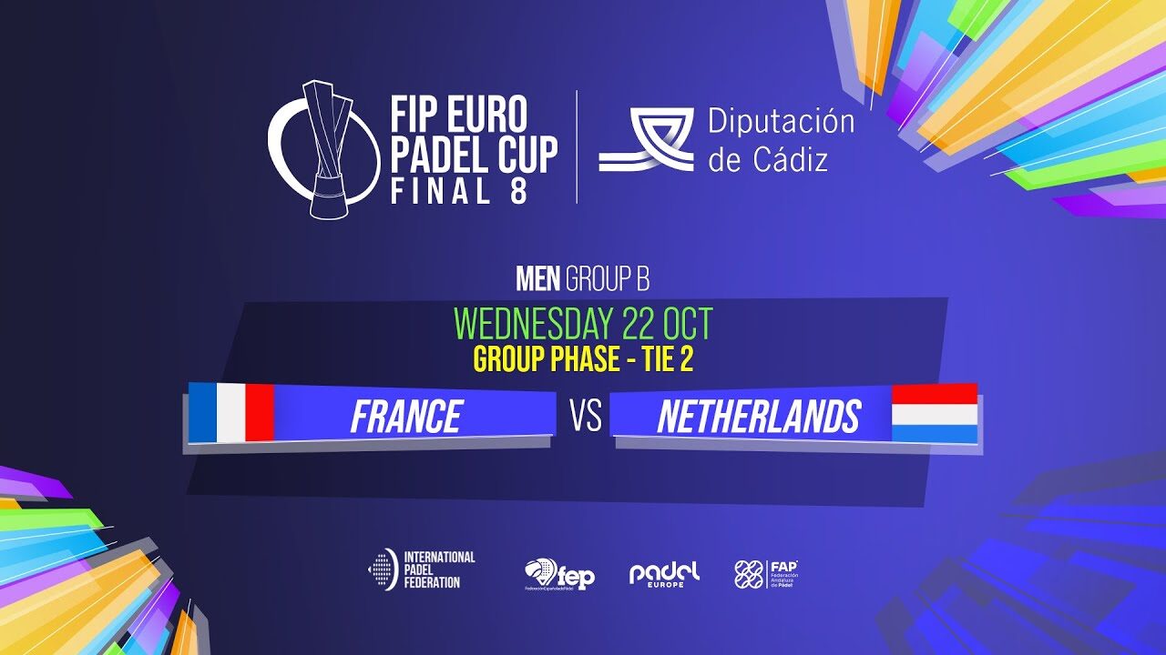 Euro Padel 2025 – France – Pays-Bas : un choc décisif pour les Bleus