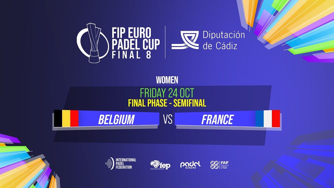 Euro Padel 2025 – Les Françaises défient la Belgique pour une place en finale