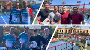 Smail Chalal，创业精神 Padel 马拉喀什广场“法国对摩洛哥”