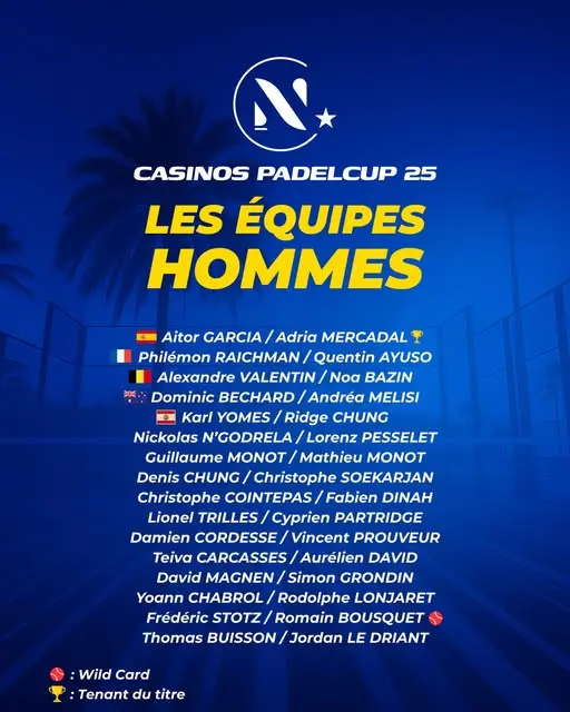 Casinos Padel Cup : Nouméa se prépare pour grosse une semaine de padel