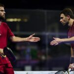 NEWGIZA P2 Foto silvestreszpylma Premier Padel | Padel Magazine Dubai P1 – Garrido/Campagnolo gelingt Überraschung: Nieto/Yanguas scheiden in drei Sätzen aus