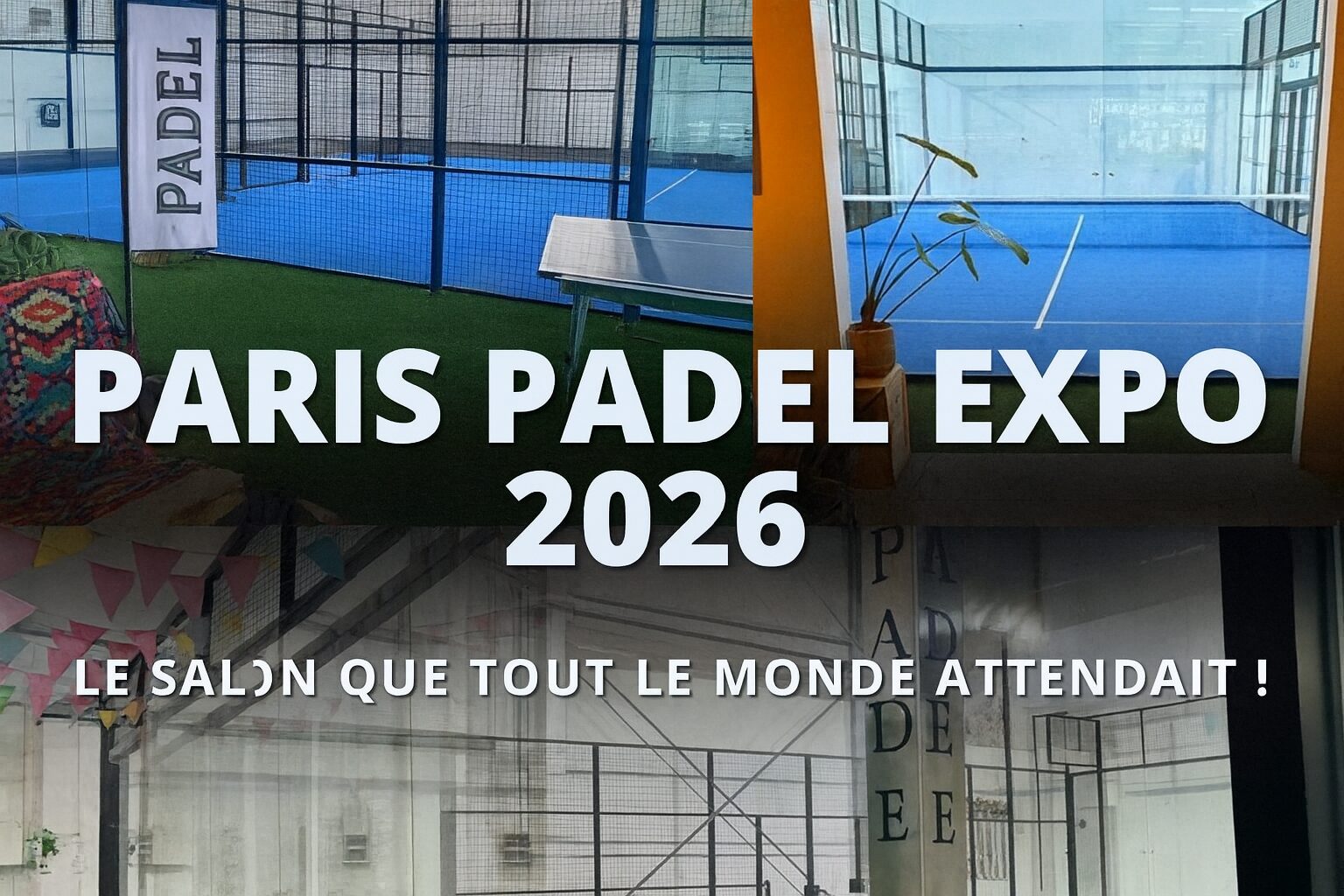 Le premier Salon du Padel arrive à Paris début 2026