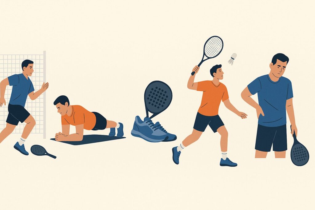 Prévenir les blessures au padel : les méthodes qui permettent de jouer plus longtemps