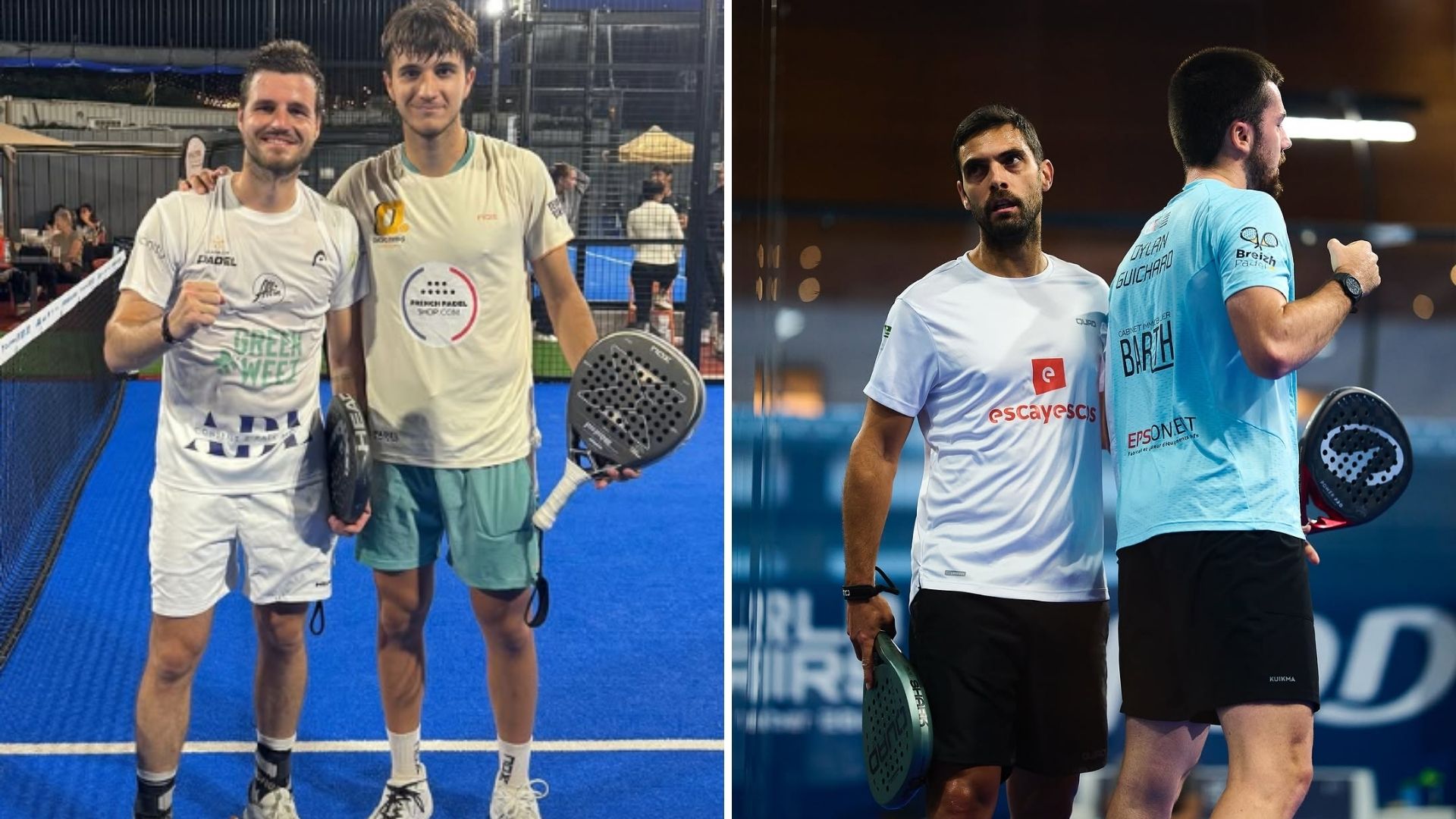 Finale franco-française au FIP Bronze Hong Kong entre Bergeron / Fonteny et Guichard / Luque