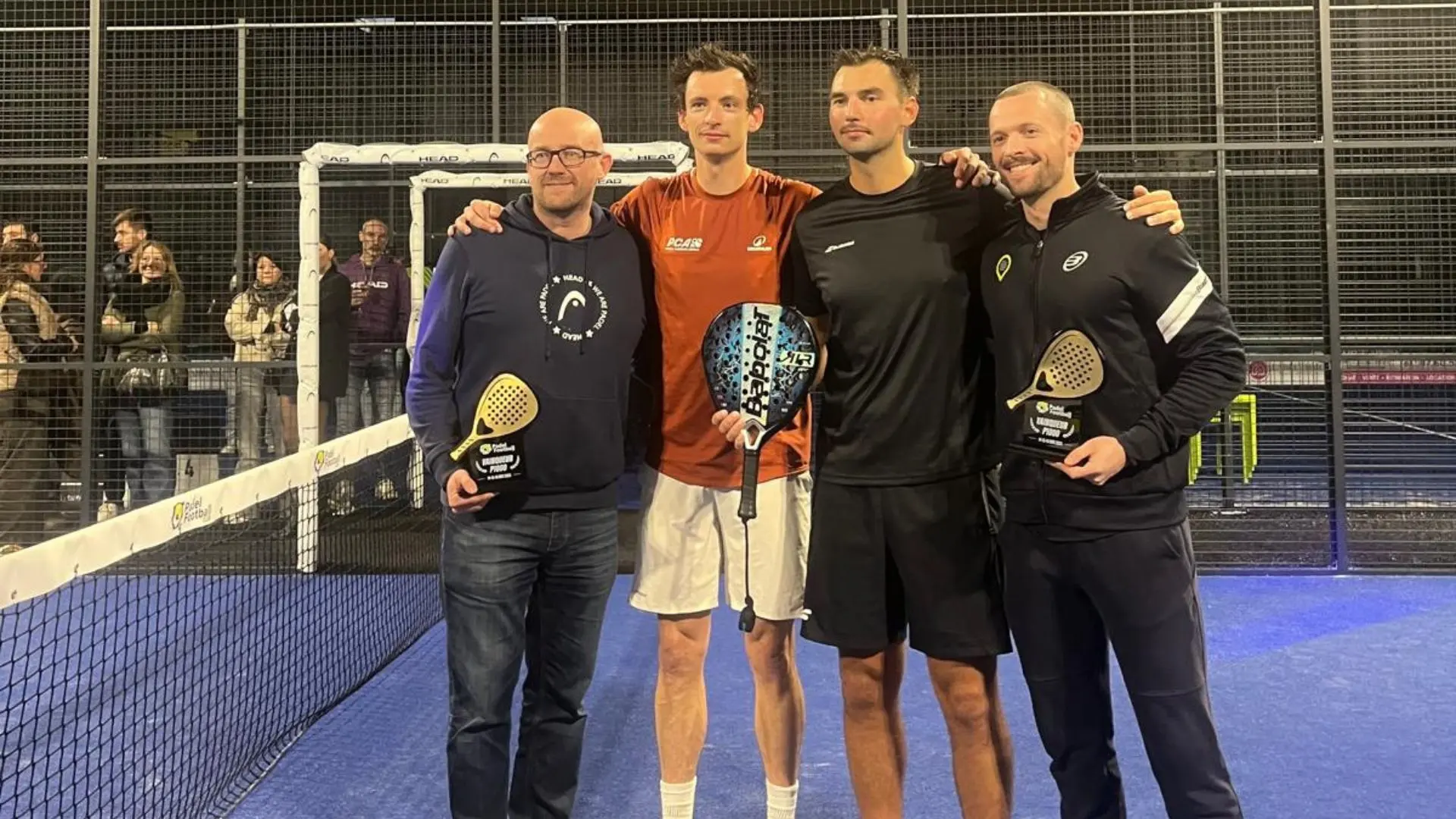 Forichon / Fouré au-dessus: Der an Nummer 1 gesetzte gewinnt den P1000 Padel Football Club