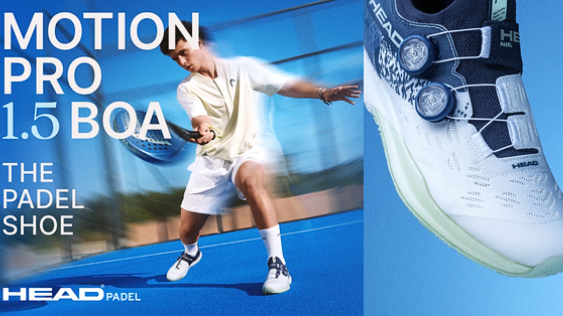 HEAD lance la nouvelle motion pro 15 boa® pour une précision et des performances maximales | Padel Magazine HEAD lance la nouvelle motion pro 1.5 boa® pour une précision et des performances maximales