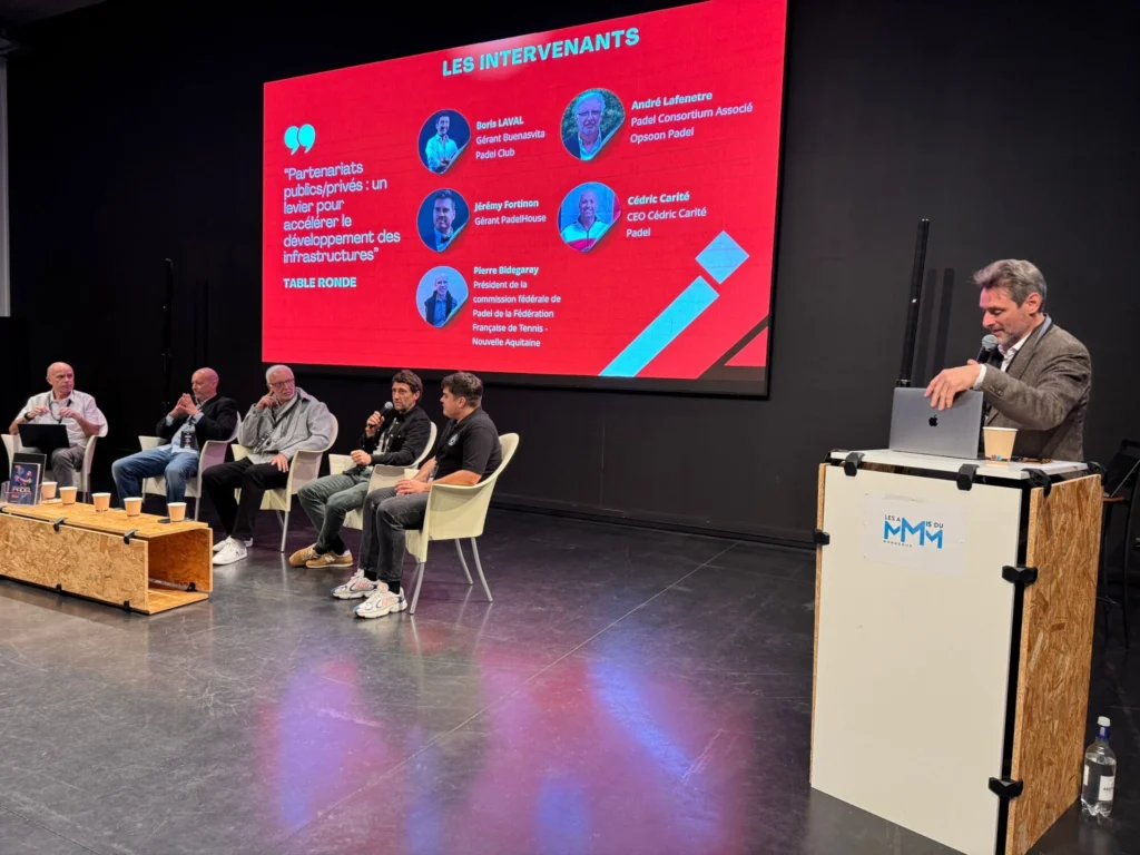 La conferencia de pádel en Burdeos