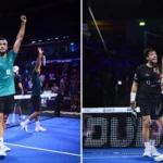 A disputa pelo trono: Galán e Chingotto atacam Tapia Coello em Dubai | Padel Magazine Confronto pelo trono: Galán e Chingotto desafiam Tapia/Coello em Dubai