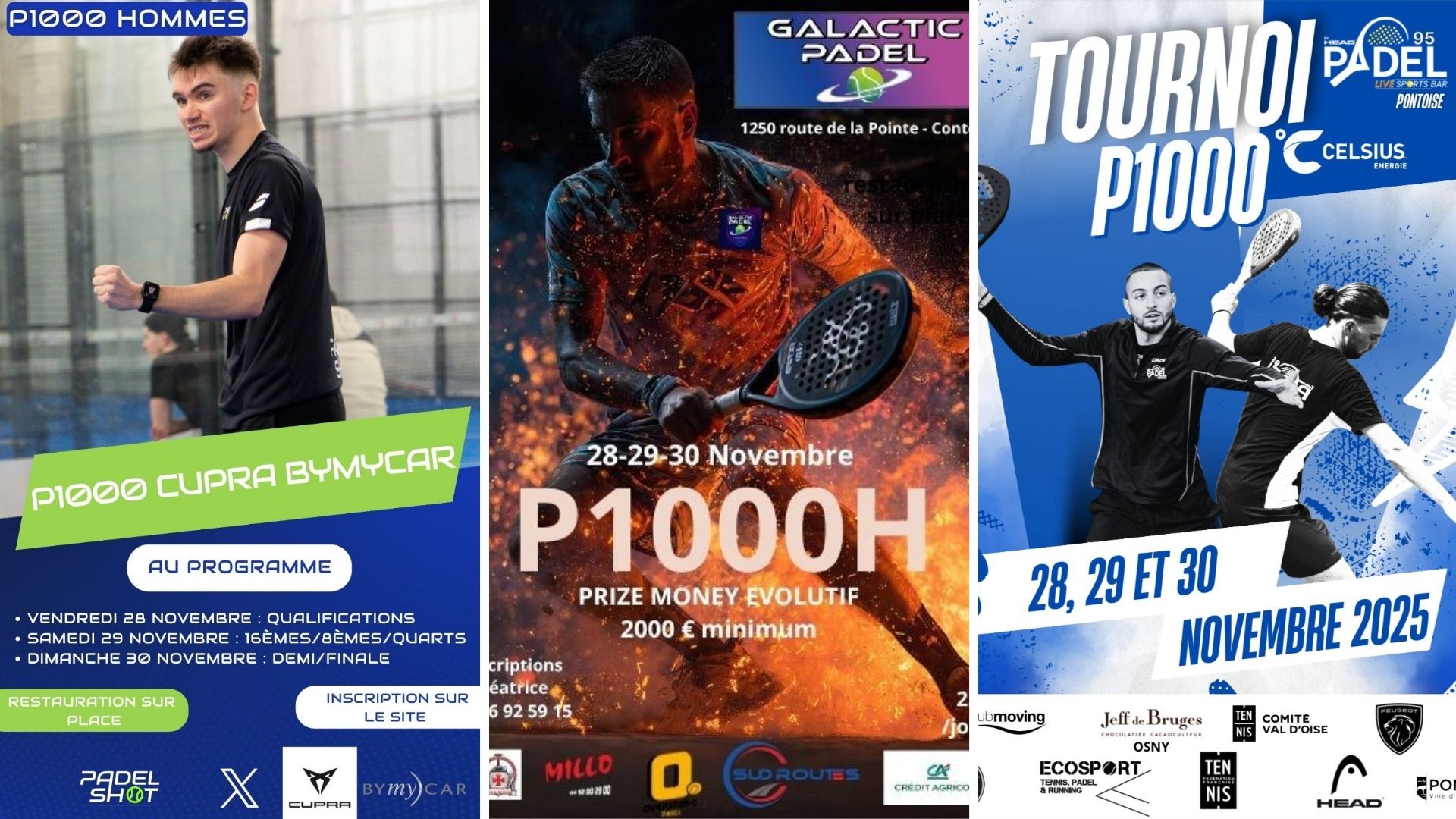 Place aux demi-finales aux P1000 Padel 95 PadelShot Lyon et Galactic Padel | Padel Magazine Place aux demi-finales aux P1000 Padel 95, PadelShot Lyon et Galactic Padel