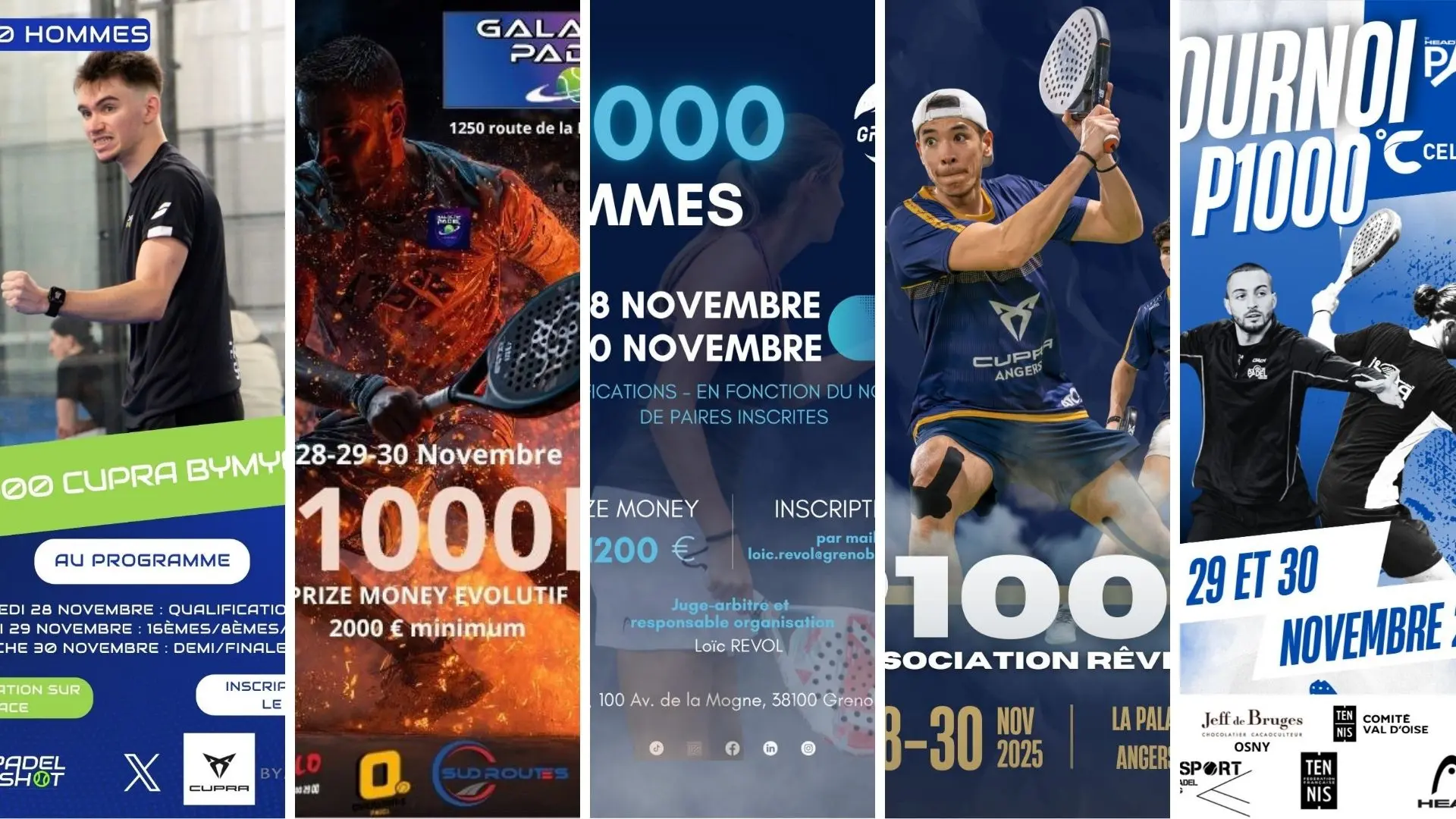 Week-end XXL : 6 P1000 à suivre en direct sur Padel Mag TV
