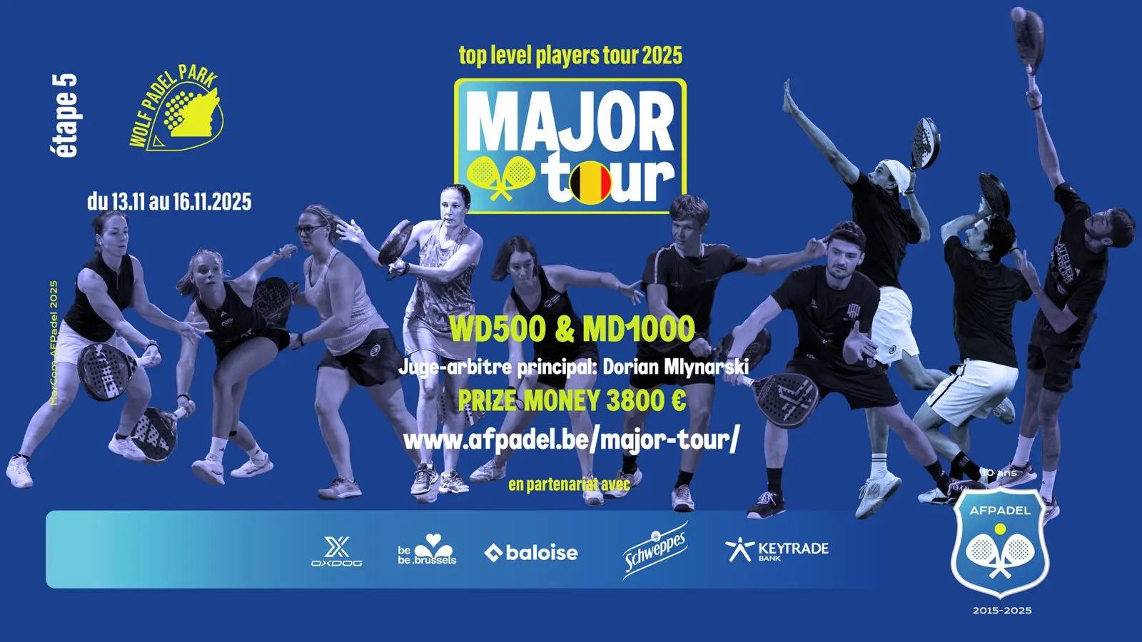 L’élite au RDV pour l’étape finale du Major Tour !